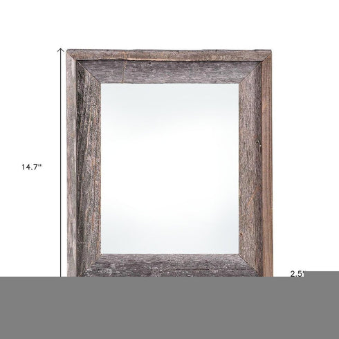 8.5" x 11" Gray Solid Wood Tabletop Picture Frame