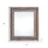 22" x 28" Gray Solid Wood Hanging Picture Frame