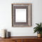 16" x 20" Gray Distressed Solid Wood Hanging Picture Frame