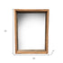 16" x 20" Gray Solid Wood Hanging Picture Frame