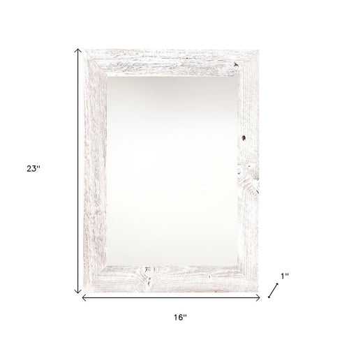 11" x 17" White Solid Wood Hanging Picture Frame