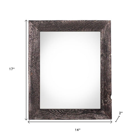 11" x 14" Black Solid Wood Hanging Picture Frame