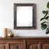 11" x 14" Black Solid Wood Hanging Picture Frame