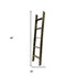 60" Gray Rustic Five Step Wood Ladder Shelf