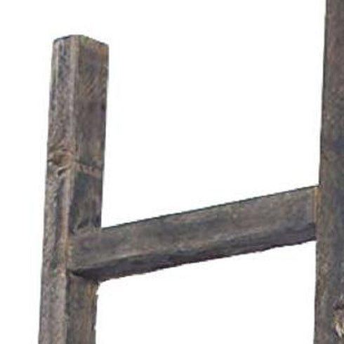 72" X 15" Smoky Black Wood Hanging Dimensional Sculpture