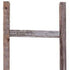 72" Gray Rustic Seven Step Wood Ladder Shelf