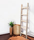 60" X 15" Gray Wood Hanging Dimensional Sculpture