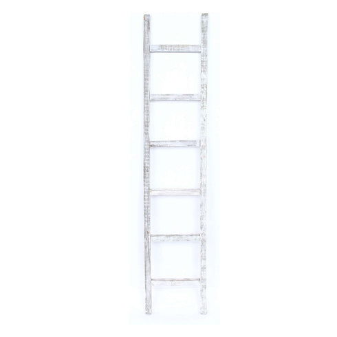 72" X 16" White Wood Hanging Dimensional Sculpture