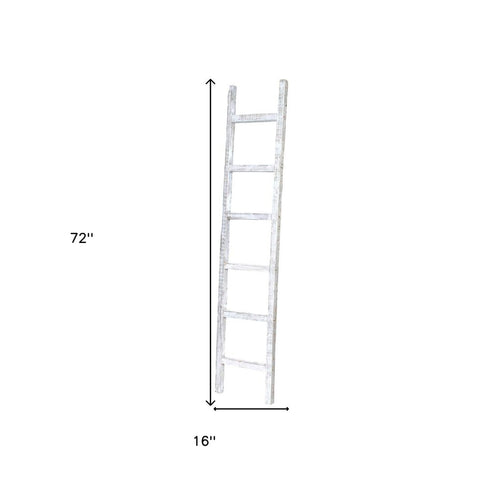 72" X 16" White Wood Hanging Dimensional Sculpture