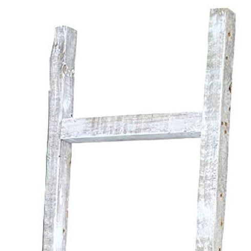 72" X 16" White Wood Hanging Dimensional Sculpture