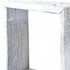 Set of Three Espresso Wood Square Hanging Dimensional Sculpture