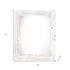 5" x 7" White Solid Wood Tabletop Picture Frame