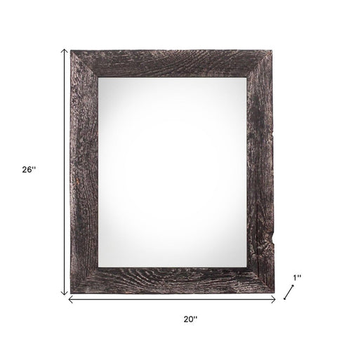 18" x 24" Black Solid Wood Hanging Picture Frame