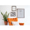 12" x 18" Gray Solid Wood Hanging Picture Frame