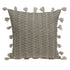 Neutral Sand Woven Throw Pillow