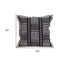 Black And White Abstract Stripes Throw Pillow
