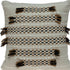 Creamy Beige Textured Throw Pillow