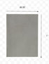 2' x 8' Gray Non Slip Rug Pad