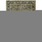 7' X 9' Green And Brown Floral Area Rug