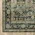 7' X 9' Green And Brown Floral Area Rug