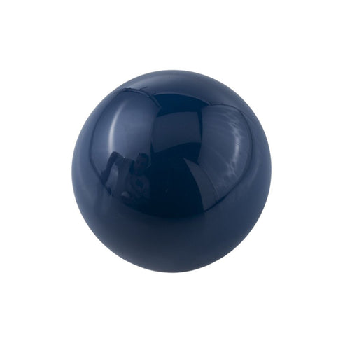 3" Blue Aluminum Decorative Orb Tabletop Sculpture