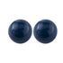 3" Blue Aluminum Decorative Orb Tabletop Sculpture