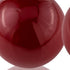 3" Red Aluminum Decorative Orb Tabletop Sculpture