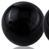3" Black Enameled Aluminum Decorative Sphere