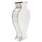 28" Clear Crystal Glass Table Vase