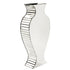 28" Clear Crystal Glass Table Vase