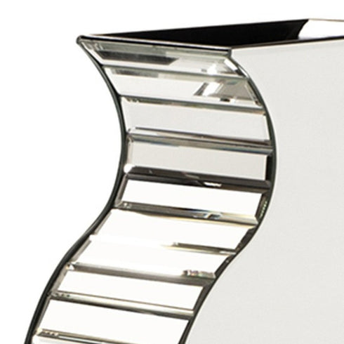 28" Clear Crystal Glass Table Vase
