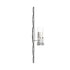 Silver and Clear Modern Bling Mirrored Wall Sconce