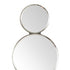 Silver and Clear Modern Bling Mirrored Wall Sconce