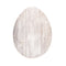 12" X 9" White Easter Solid Wood Hanging Dimensional Sculpture