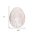 12" X 9" White Easter Solid Wood Hanging Dimensional Sculpture