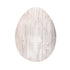 12" X 9" White Easter Solid Wood Hanging Dimensional Sculpture