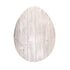 12" X 9" White Easter Solid Wood Hanging Dimensional Sculpture