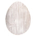 12" X 9" White Easter Solid Wood Hanging Dimensional Sculpture