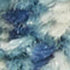 8' Blue And Ivory Abstract Runner Rug