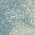 8' Blue And Ivory Abstract Runner Rug