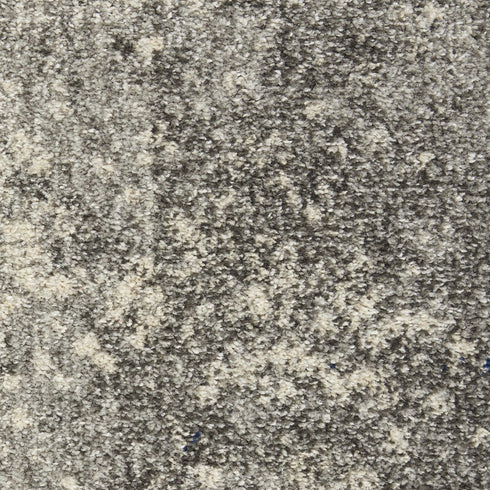 8' X 10' Gray And Ivory Abstract Area Rug