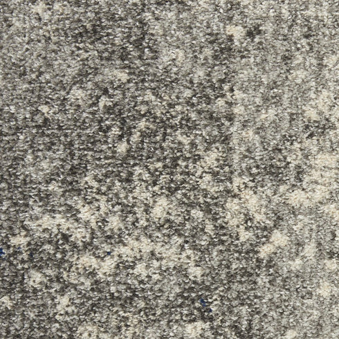 8' X 10' Gray And Ivory Abstract Area Rug