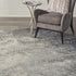 8' X 10' Gray And Ivory Abstract Area Rug