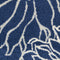 8' X 10' Blue And Ivory Floral Area Rug