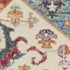 7' X 10' Ivory And Blue Oriental Distressed Area Rug