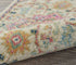 8' X 10' Pink And Ivory Southwestern Distressed Area Rug