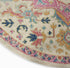 8' X 10' Pink And Ivory Southwestern Distressed Area Rug