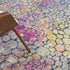 8' X 10' Yellow And Gray Abstract Area Rug