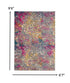 8' X 10' Yellow And Gray Abstract Area Rug