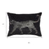 Black Leopard Lumbar Pillow